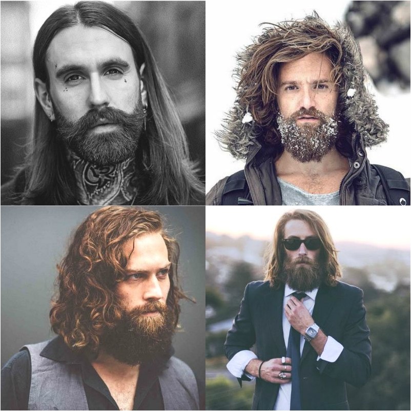 Длинные волосы & amp; Борода