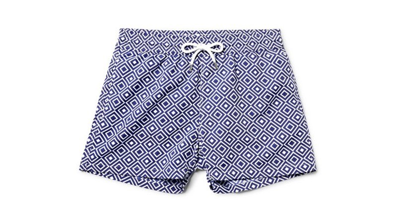 Короткие шорты для плавания с принтом Frescobol Carioca angra Slim Fit