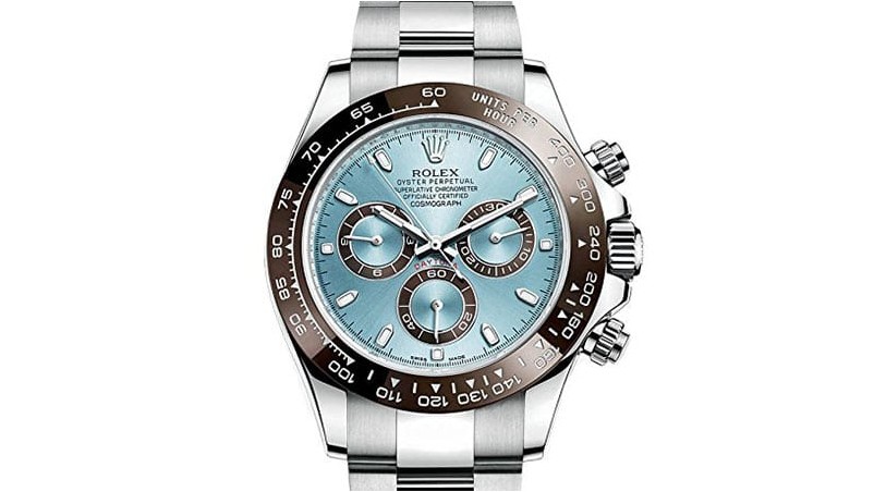 Часы Rolex Cosmograph Daytona Ice Blue с платиновым циферблатом