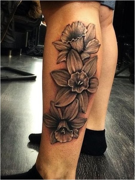Татуировка Цветок Нарцисса