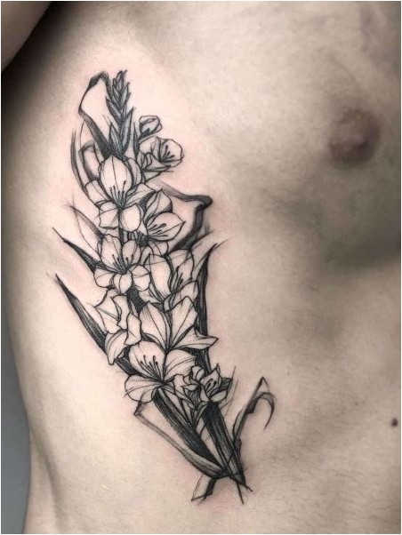 Татуировка Цветок Гладиолуса