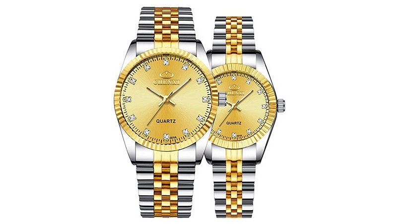 Mastop Swiss Brand Двухцветные часы для мужчин и женщин