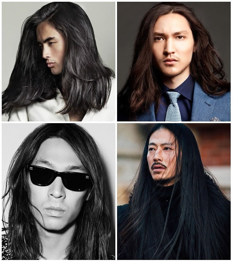 Длинные волосы для азиатских мужчин