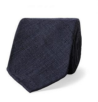 Темно-синий галстук Дрейка