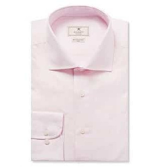 Розовая приталенная рубашка Mayfair из хлопкового поплина
