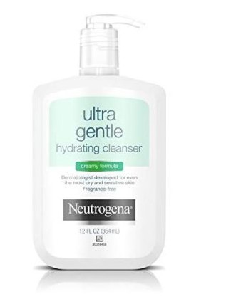 Нежное увлажняющее средство для ежедневного ухода за чувствительной кожей Neutrogena Ultra Gentle Hydrating Daily Facial Cleanser