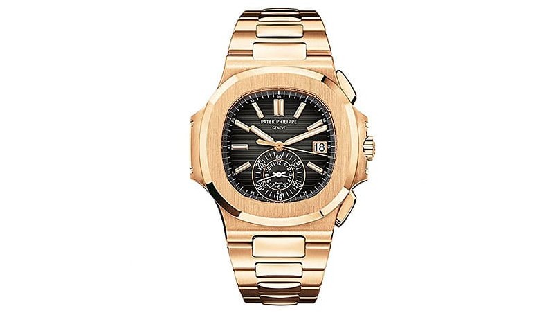 Мужские часы Patek Phillipe Nautilus 40 мм из розового золота 5980 / 1R-001