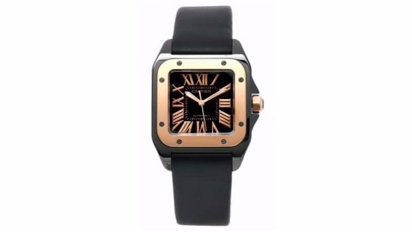 Мужские часы Cartier W2020007 Santos из 18-каратного золота