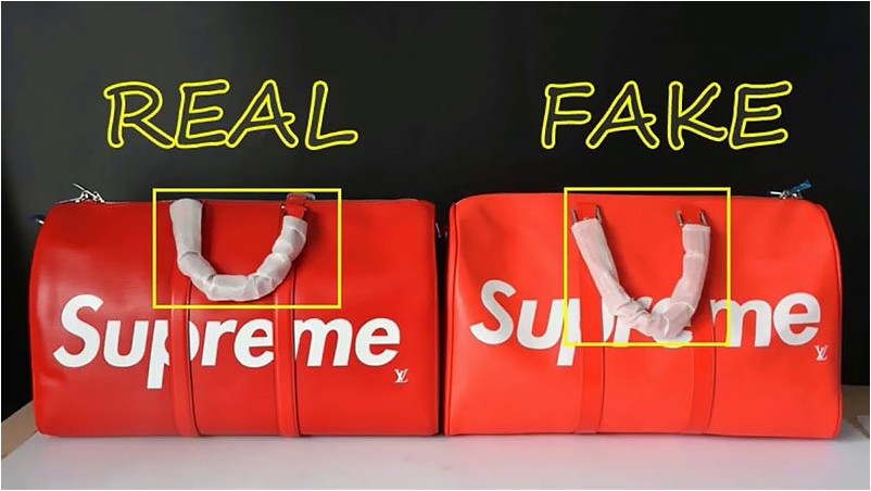 Ремешки для сумок Supreme Real Vs Fake