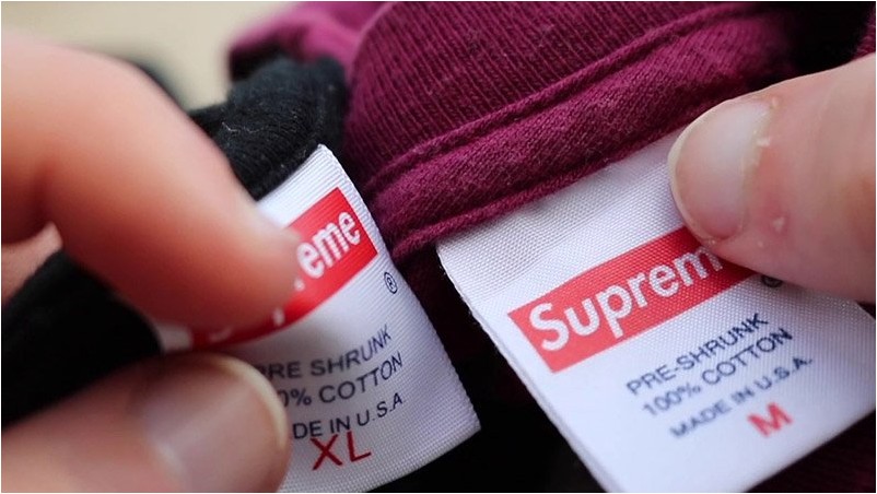 Как распознать фальшивую вышивку футболки Supreme