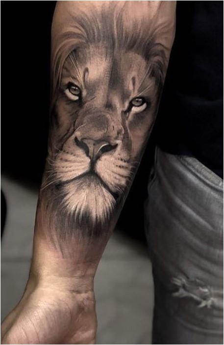 Татуировка С Лицом Льва