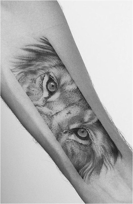Татуировка Глаза Льва