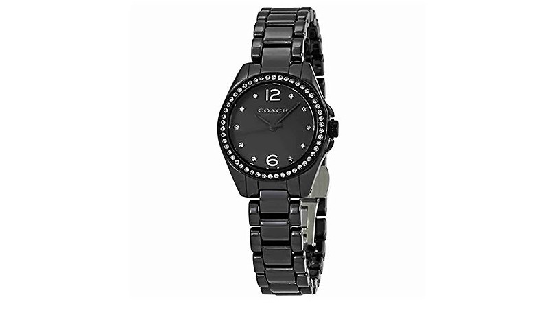 Женские часы Coach Womens 14502130 Mini Tristen с черным керамическим блеском