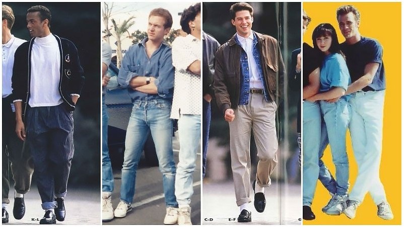 Повседневная мода 80-х