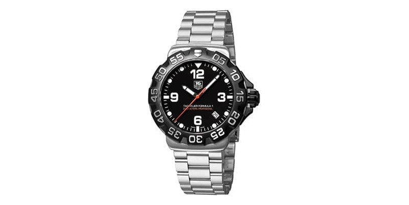 Мужские часы TAG Heur WAH1110.BA0858 Formula 1 с черным циферблатом