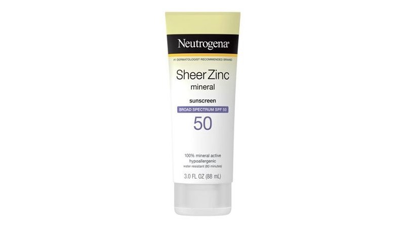 Neutrogena Sheer Zinc Dry Touch солнцезащитный лосьон с солнцезащитным фактором SPF 50, 3 фл. Унция