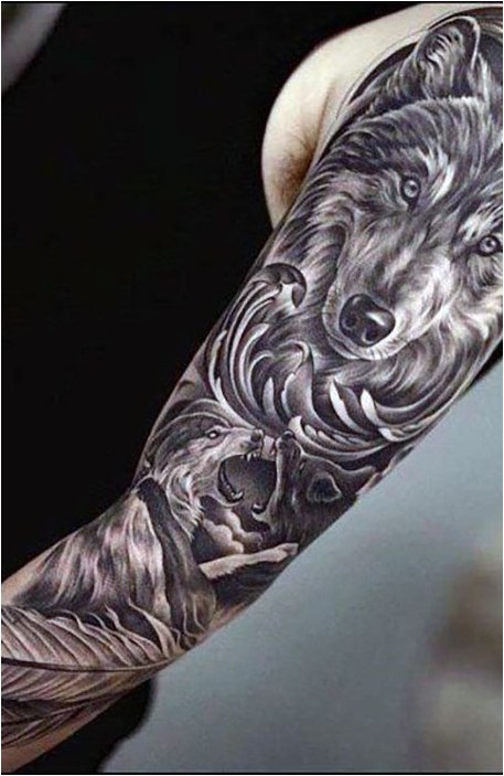 Татуировка В Виде Волка