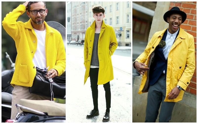 Желтые куртки Trend