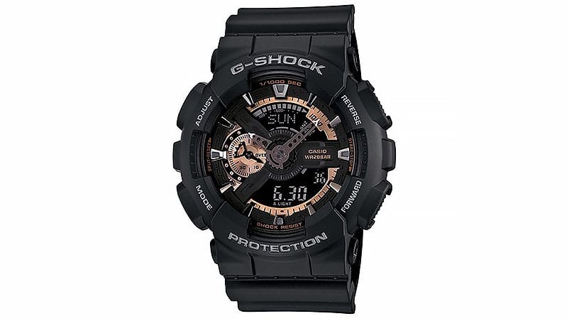 Casio-Mens-GA110RG-1A-G-Shock-Black-Часы