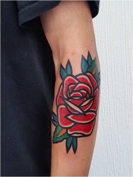 Традиционная Татуировка С Розой