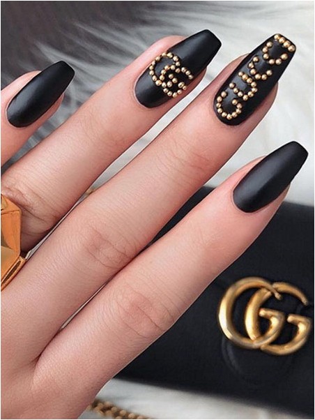 Черные Ногти Gucci