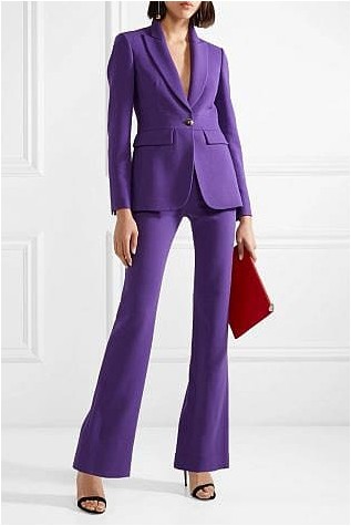 Пиджак из смесовой шерсти фиолетовый Emilio Pucci
