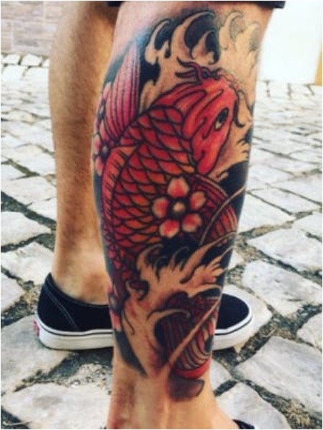 Татуировка Рыбы Кои