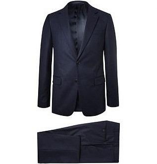 Темно-синий костюм Prada