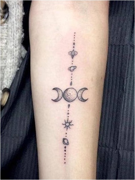 Татуировка Тройной Луны
