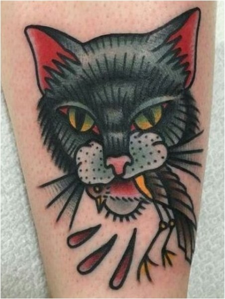 Татуировка Кошка