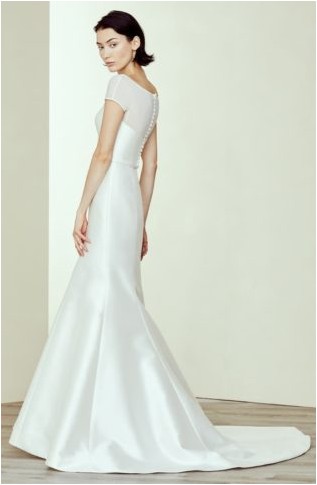 Denver Silk & amp; Шерстяное платье с открытыми плечами на свадьбу