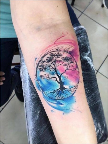 Татуировка В Виде Дерева