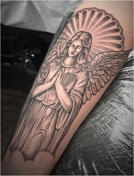 Татуировка Религиозный Ангел