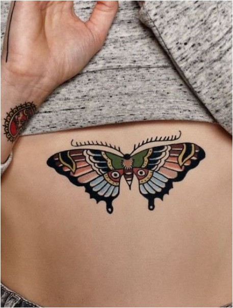 Традиционные Татуировки Бабочки