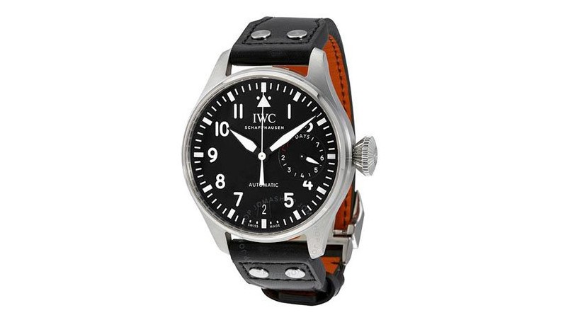 Автоматические мужские часы Big Pilot с черным циферблатом