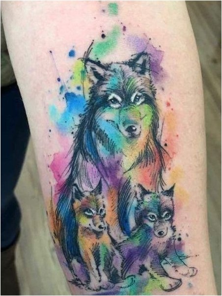Семейная Татуировка Волка