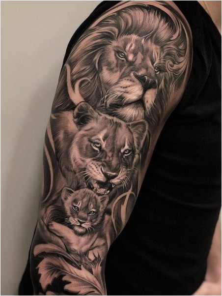 Татуировка Семья Льва