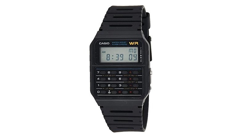 Мужские винтажные часы с калькулятором Casio Ca53w 1