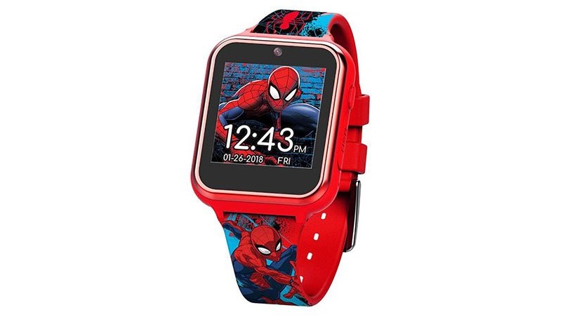 Часы Marvel для мальчиков с сенсорным экраном и силиконовым ремешком