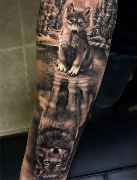 Татуировка В Виде Волка