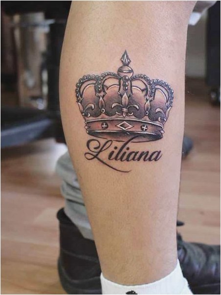 Имя с татуировкой короны