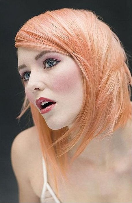 Оранжевые и розовые золотые волосы