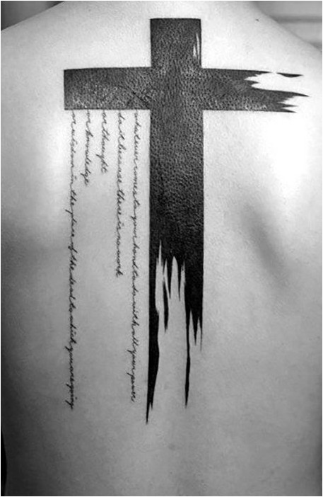 Татуировка С Крестом На Спине