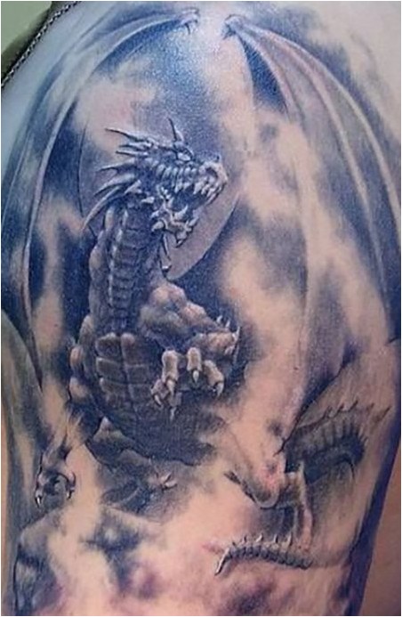 Классическая Татуировка Дракона