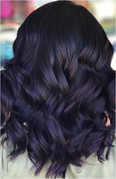 Черные Фиолетовые Волосы
