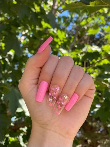 Розовые Ногти Бабочки