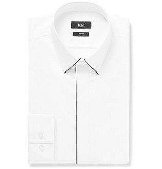 Белая рубашка Hugo Boss