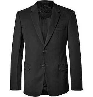 Черный пиджак Prada