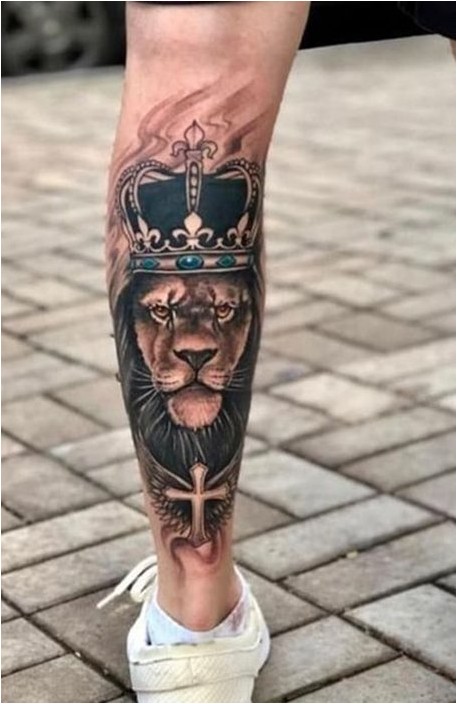 Татуировка На Ноге Льва