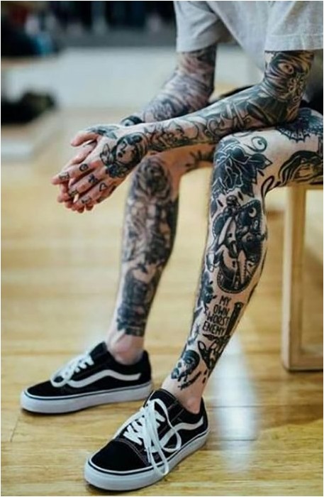 Татуировки На Ноге